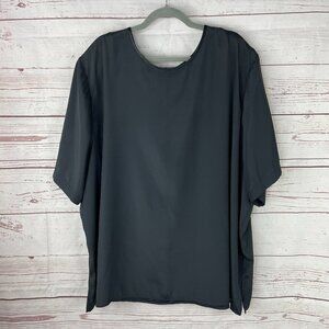 C.S.T.‎ Studio Women's Black Short Sleeve Casual Lightweight Shirt Plus Size 34W
